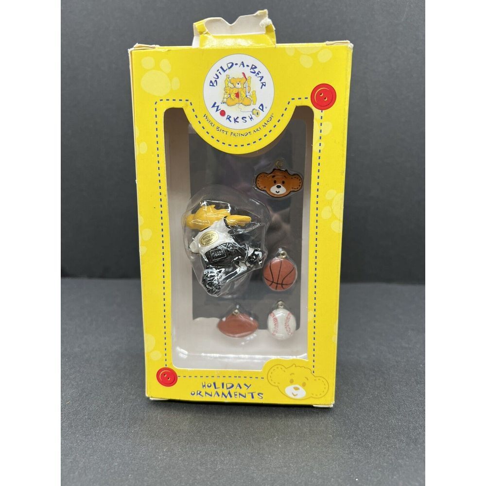 VINTAGE BUILD A BEAR‎ WORKSHOP ENESCO SPORTS HOLIDAY ORNAMENTS 2005 NIB - #127 - Picture 2 of 3